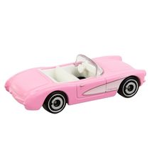 Pink Barbi The Movie Collectible Movie Car 3.5x1.5x 1.5 Corvette Convert... - $49.99