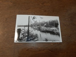 SASSAMASKIN RESERVE~RAT RIVER QUEBEC CANADA~REAL PHOTO POSTCARD 1949 - £3.90 GBP