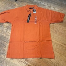 Orange Polo Shirt Size Large Mens Ringo Sport NEW With Tags - $13.49