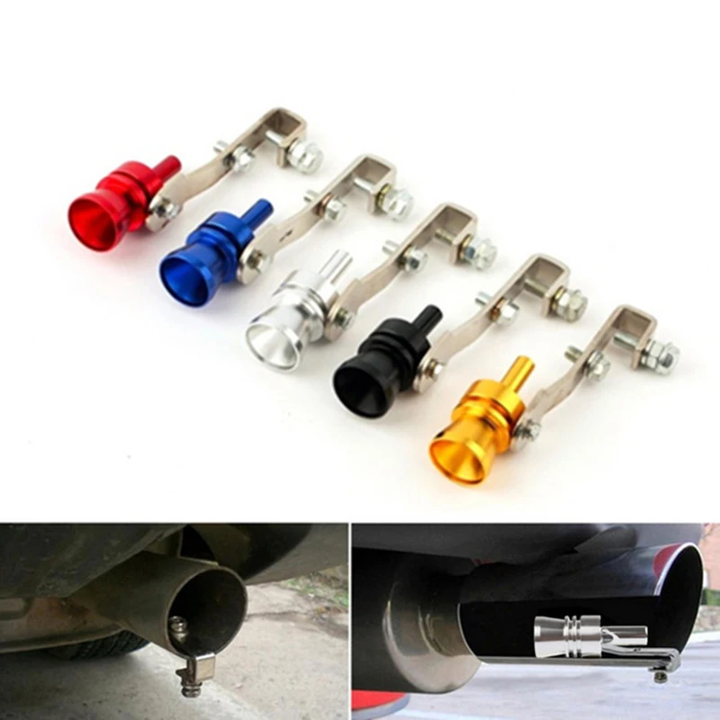 Universal Car Size S 18mm Turbo Sound Whistle Muffler Exhaust Pipe Auto Blow-o - £9.98 GBP