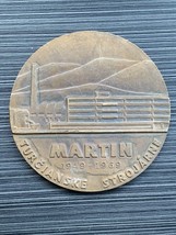 1969 Turkish Metallurgy Plant Martin Bronze Collectible Medal cccp Times - £21.06 GBP