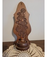 Vintage Home Interiors wood carved floral wall sconce - £18.38 GBP