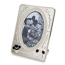 Disney Parks Exclusive Minnie Mickey Wedding Metal 5x7 Picture Photo Frame - £101.19 GBP