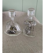 Pair Parfum Bottles by VGA Made in France Refillable Bottles, of Cristal... - $354.85 MXN
