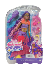 Barbie Mermaid Power Doll w/ Interchangeable Fins Hairbrush Mattel - $17.81