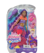 Barbie Mermaid Power Doll w/ Interchangeable Fins Hairbrush Mattel - £14.00 GBP