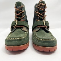 Polo Ralph Lauren Men sz 10.5 Ranger Suede and Camo Canvas Boots New in Box - £152.00 GBP