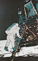 John F. Kennedy Space Center Florida NASA  Aldrin Ladder Moon Postcard Unposted - £7.90 GBP