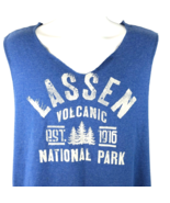 Mount Lassen Volcanic National Park CA L Cutoff Muscle Tee sz Large Retr... - £15.31 GBP