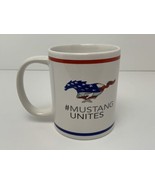 Official Ford Mustang Unites Coffee Mug American Flag Design Excellent - $20.17 CAD