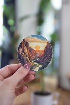 Zion National Park, Utah Sticker - 3x3 Inch // Waterproof &amp; Durable Viny... - $2.99