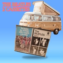 Sgt. Pepper&#39;s Lonely Hearts Club Band, The Beatles + Part 2 Cassettes - £10.31 GBP