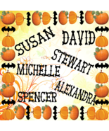 Pick 6 Custom Halloween Bone Names 1B-Digital ClipArt - $94.05 MXN