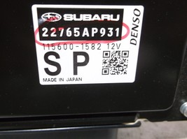 2021..21   SUBARU  CROSSTREK   XV CVT  2.0L    /ENGINE CONTROL COMPUTER image 2