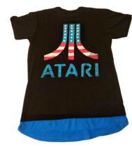 Atari Large 1980s Logo Classic Style Logo Tee Shirt - £8.48 GBP