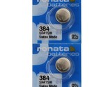 Renata 384 SR41SW Batteries - 1.55V Silver Oxide 384 Watch Battery (10 C... - £3.96 GBP+