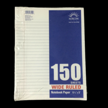 Norcom School Supplies Wide Rule Notebook Filler Paper 150 Sheets ~ Sealed - £11.00 GBP