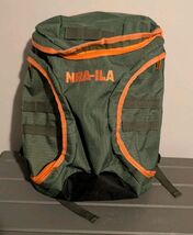 NRA-ILA Orange &amp; Green Tactical Tote Camping Travel Bag MOLLE Backpack - $15.00