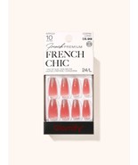 ABNY GLAMIFY FRENCH CHIC 10 DAY WEAR 24 NAILS #NTFC01 COFFIN LONG - $111.65 MXN