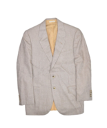 Brioni Suit Jacket Mens 40 Beige Wool Blend Made in Italy Sport Coat Blazer - £117.87 GBP