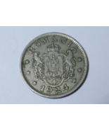 Romania 1924 Ferdinand I Copper 1 Leu - $342.39 MXN
