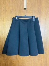 Chaomeijiaren Black Short Skirt Size M Lined Zipper Closure Full Flared ... - £13.49 GBP