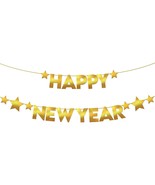 Happy New Year Banner, - 2 Sts | Happy New Year Sign For New Years Dec - £12.63 GBP