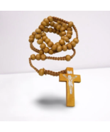 Catholic Religious Cross | Unisex Religious Cross Necklace | Prayer Wood... - $12.39