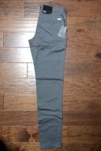 Armani Exchange A|X P43 Men Slim Fit Gray Stretch Cotton Chino Pants 38L... - $44.54
