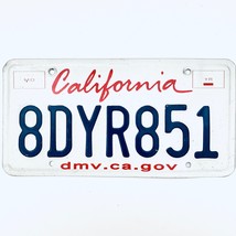  United States California Lipstick Passenger License Plate 8DYR851 - £13.23 GBP