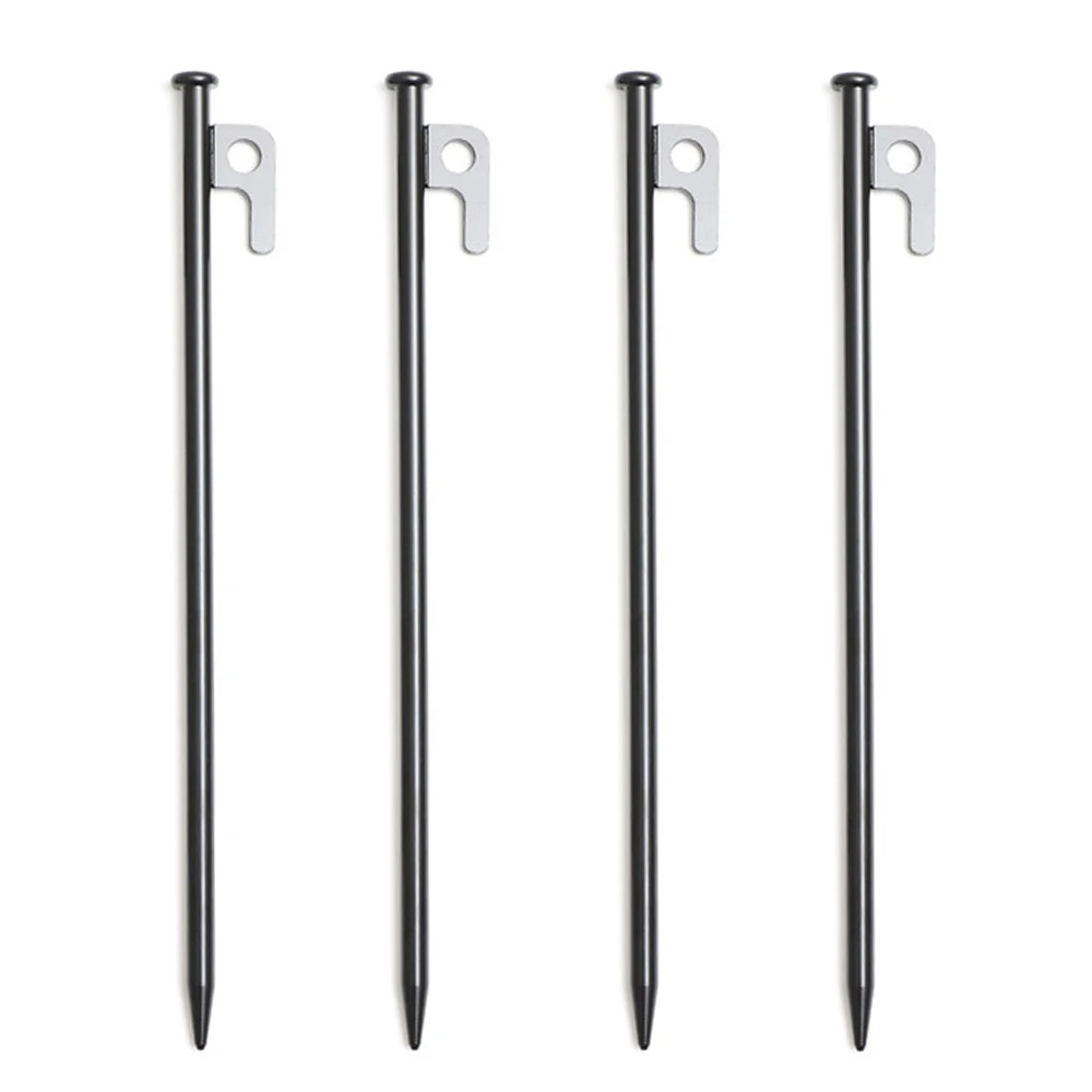 Thickened Lengthening Tent Canopy Ground Nail Practical Steel Ground Stakes For - £19.99 GBP