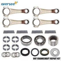 6N7-11411 CRANKSHAFT REPAIT KIT &amp; Bearing FOR 115 130HP V4 Outboard 6E5-... - $339.00