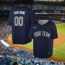New York Yankees Personalized Baseball Jersey Your Name Your Number Family Gift - £15.97 GBP+