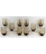 10 Libbey Tempo Brown Tankard Mug Set Vintage Handled Drinking Tumbler R... - $2,025.67 MXN