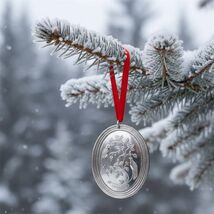 1972 Towle Sterling Silver Ornament Two Turtledoves Cross Couples 1st Ch... - $98.97