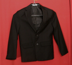 iZOD BOYS 10 BLACK SPORTS JACKET BLAZER SUIT COAT LINED 2 BUTTON - £15.92 GBP