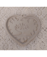 Pampered Chef Come to the Table Heart Shaped Cookie Mold 1999 Thanksgiving - £14.70 GBP