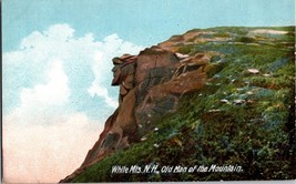 Vtg Postcard White Mis, N.H., Old Man of the Mountain - $5.84