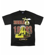 Noble Mystic Shrine Short sleeve shirt Mason Masonic Black Short Tee AEA... - $373.17 MXN