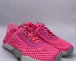 Under Armour TriBase Reign 4 Pink/Black 3025053-603 Women&#39;s Sizes 7.5-9 - £62.91 GBP