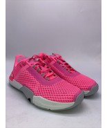 Under Armour TriBase Reign 4 Pink/Black 3025053-603 Women&#39;s Sizes 7.5-9 - £62.54 GBP