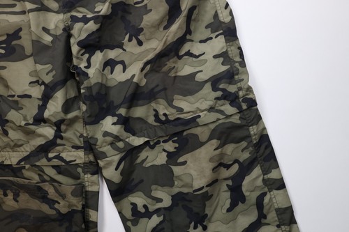 Vintage 90s Mens Size XL Distressed Wide Leg Convertible Cargo Pants Camouflage Item image 8