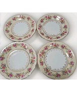 Gold Castle Teacup Saucer Plates Made in Japan Hostess Set Of 4 5.5&quot; Sma... - $25.65 CAD