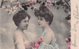 Bella Women-Artist Trainato ~ Lotto Di 5 1910s Postcard - £9.37 GBP
