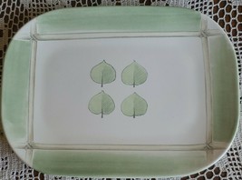 One (1) Pfaltzgraff Arborwood Aspen Serving Platter ~ 10.75&quot; x 14.75&quot; x 1&quot; ~ 2 - £29.99 GBP