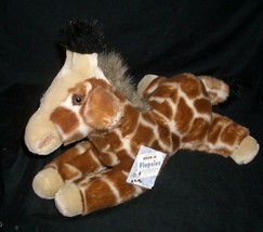 12&quot; Aurora World Flopsies Baby Tan Giraffe Stuffed Animal Plush Toy Soft W Tag - £18.82 GBP