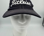 Titleist FJ Golf Baseball Hat Cap Size Mesh Strapback White Navy - $11.64