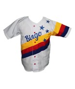 Bingo Long Traveling All Stars Movie Baseball Jersey Button Down White A... - $54.66 CAD+