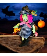 Vintage 2000 ty Scary the Witch Halloween Beanie Baby Plush Stuffed Toy ... - $301.41 MXN