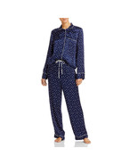 RAILS Womens Satin 2 Piece Pajama Set Midnight Blue Stars Size Small $28... - £71.13 GBP